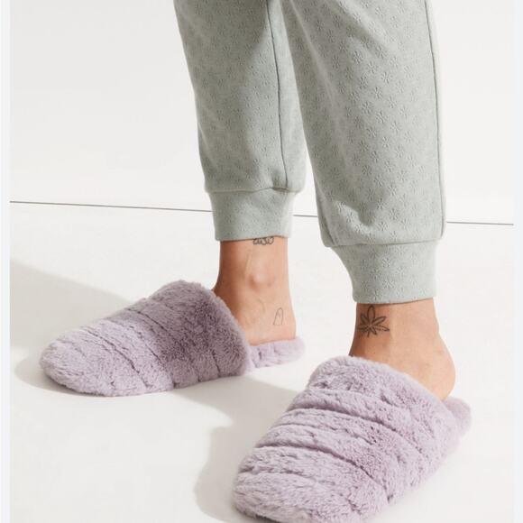 MADEWELL FAUX FUR CLOUDLIFT SLEEPERS SIZE 8 - Picture 7 of 7